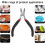 Precision Side Cutters for Crafts, Wire Cutter for MultiCore Cables, Model Making 3