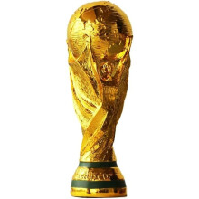 Gold Football Trophy Trophy Replica, 27 Cm, Desk Decor, Collection, Fan Gift