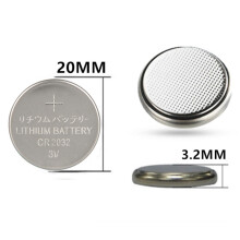 10PCS CR2032 3V Lithium Coin Battery 20mm 210mAh for Watch Toys