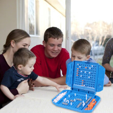 Sea Battle Board Game – ABS Tabletop Toy 15.3*11.3*2.5CM for Kids 8+
