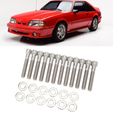 Härtened 304er Edelstahl Zylinderkopfschrauben-Kit für Ford SBF 289 302 5.0L 351W