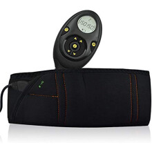 Ceinture d'exercice électrique pour hommes et femmes, appareil de massage vibrant pour brûler les graisses, facile à utiliser avec télécommande