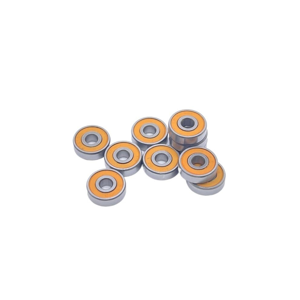 6952Rs Bearing Abec7 Set Of 5 Miniature Ball Bearings 5X13x4 Mm Sealed 2Rs Orange 9382693957016