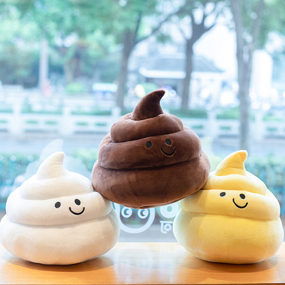 Cute Poop Pillow Doll Cartoon Plush Toy Cuddly Poop Stuffed Gift for Kids