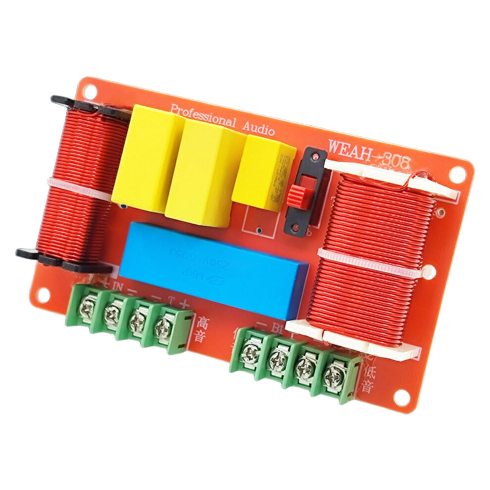 250W 3Way 1 Treble 2 Bass Low Frequency Divider For Speakers Crossover Frequency Splitter With Adjustable Switches 9347817121124