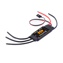 Børsteløs ESC-hastighedsregulator 40A med lavspændingsafbrydelse og overophedningsbeskyttelse til RC-dronefly med flere akser, helikopter, 2-4S