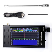 SDR V6 Radio DSP Digital Shortwave Radio MW SSB CW HAM Full Band Radio Receiver with 4.3inch IPS Screen