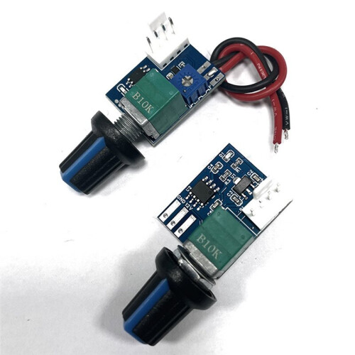PWM Fan Speed Controller 12V Single Channel 4 Pin Low Power Mute for Computer Case Fans Without Cable 1