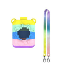 Color Silicone Case for Bitzee Magicals Digital Pet 2 Washable Protective Cover Shockproof for Kids Handheld Pet Game A