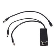 25W 2.5G POE Splitter 48V to 12V IEEE 802.3af Power Ethernet Splitter Adapter for Security CCTV System Camera 12V
