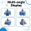 8Pcs for PS5 Controller 3D Analog Thumbstick K-Silver TMR Joystick No-Drift Gamepad Replacement Accessories 4