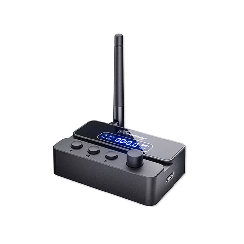 Opt Optical Fiber Audio 5.3 Receiver Wireless Hi-Fi Audio Adapter With Aux 3.5Mm Rca-Optical Jack U-Disk 4712087278871