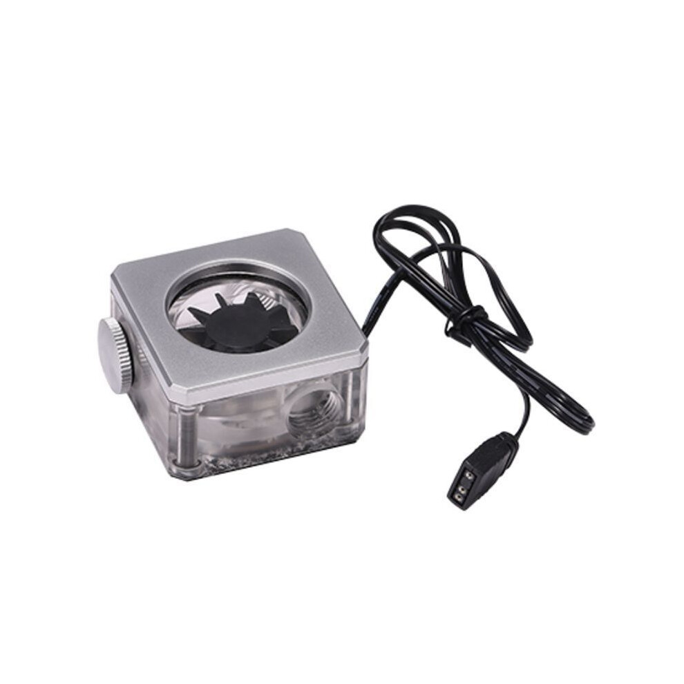 Water Cooling Flow Meter Rgb Water Flow Meter G1/4Inch Flow Meter System For Pc Gaming Water Cooling Building Titanium Saudism