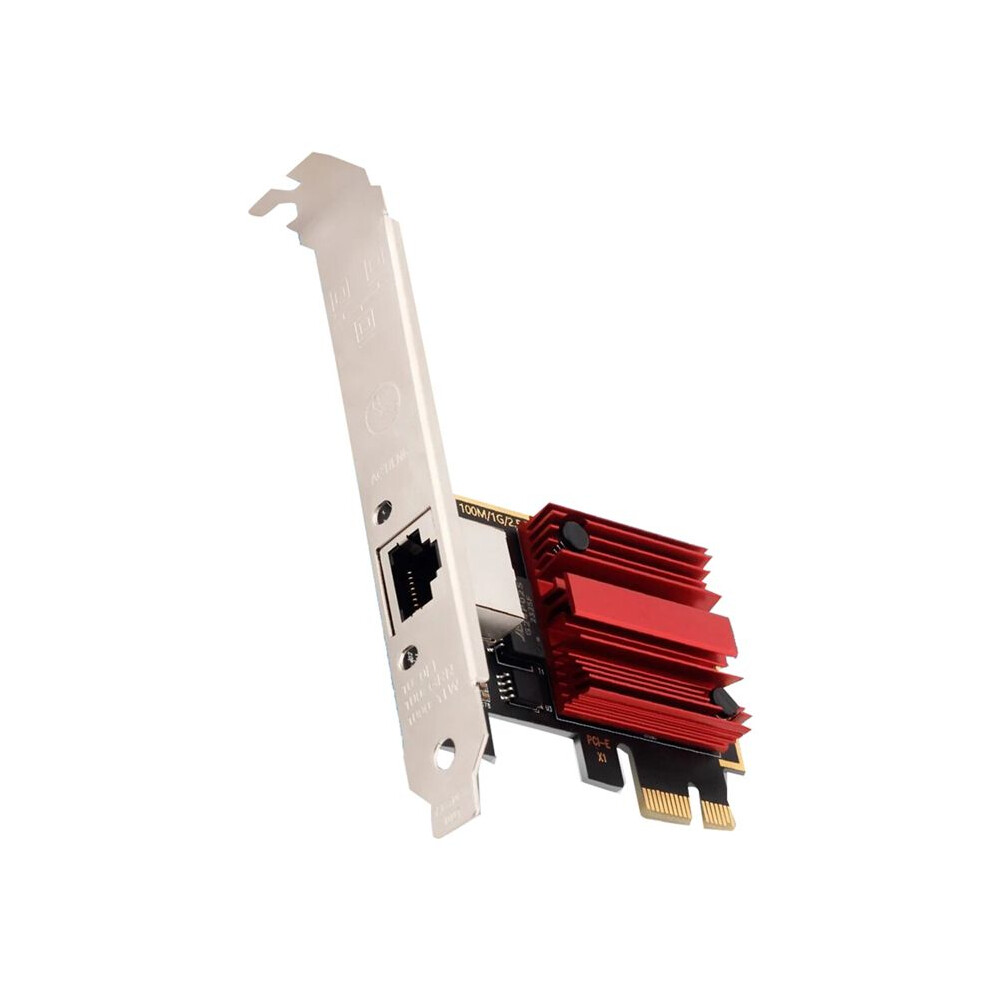 2.5G Pcie To Rj45 Network Card Rtl8125b Chip 100/1000Mbps 2.5Gbps Ethernet Wired Lan Controller Adapter For Win7/8/10/11 6031193208939