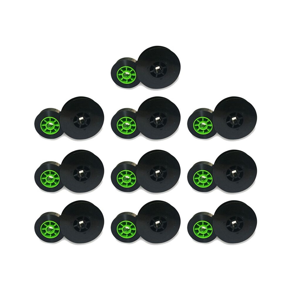 10Pcs Lm-Ir50b Ink Ribbon Ribbon For Max Letatwin Cable Id Printer Electronic Lettering Machine Lm-550A/E Black 4713114374122