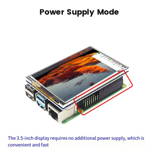 3.5 Inch RPI Display Touchscreen 480X320 for Raspberry Pi 5 5B 60 Frame TFT LCD Module Screen Display with Touchpen 1