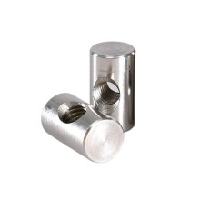 Fassmuttern faux furniture barrel nuts, stainless steel dowel nuts, M4x10 (20Pcs)