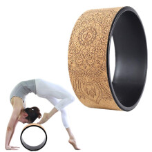 Yoga Circle Balance Wheel for Stretching and Back Workout, Non-Slip Pilates Fitness Wheel, Durable and Lightweight Design
