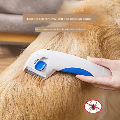 Electric Dog Flea Comb Pet Flea Fly Trap Comb Fleas Removal Tool 2