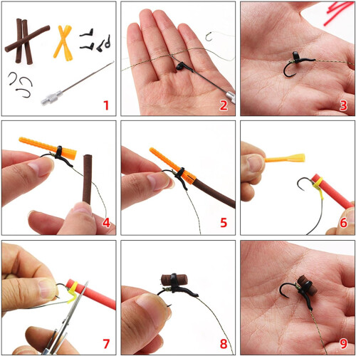 Fishing Foam Stick Lightweight Cylinder Float Baits For Fly Tying 10 Pcs 1