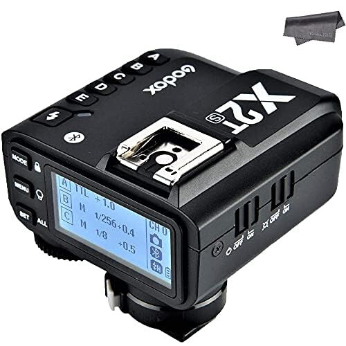 X2TS Wireless Flash Trigger For Sony, Bluetooth App Control, 1/8000s HSS, Transmitter For Sony Alpha Cameras