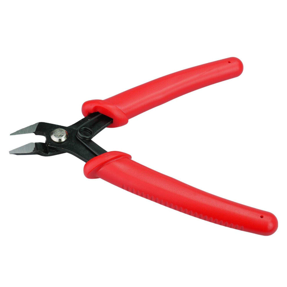 Electronic Side Cutters Small Wad In Red Mini Electric Pliers For Fine Wires 9382693787866
