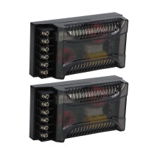 2Way Car Audio Crossover Overcurrent Protection Universal Heat Dissipation 100W 12V
