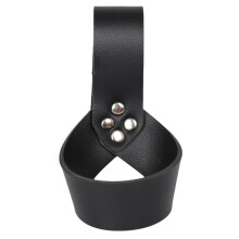 Hammer Holster PU Leather Tool Belt with Secure Hammer Storage for Medieval Cosplay Black