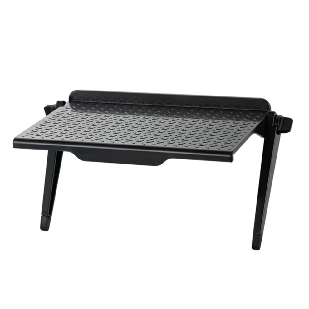 Desk Monitor Stand Punch Design Bracket Sturdy Plastic Shelf For Computer And Tv Screen Storage Plant Pen Snack 9189345377792