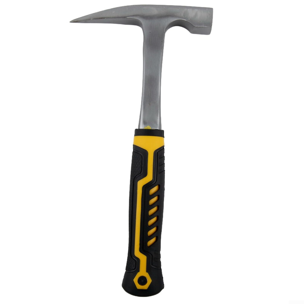 Geological Rock Pick Hammer 45 Steel Shock Absorbing Rubber Grip For Masonry And Outdoor Projects (A) 9347817122305
