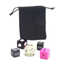 Adult Polyhedral Game Acrylic GlowintheDark Dice Set of 5 DERB107