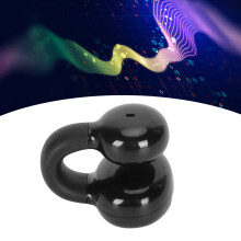 Mini Bluetooth Klipp-On-Kopfhörer Offene Ohren HiFi Stereo Geräuschunterdrückung Schwarz