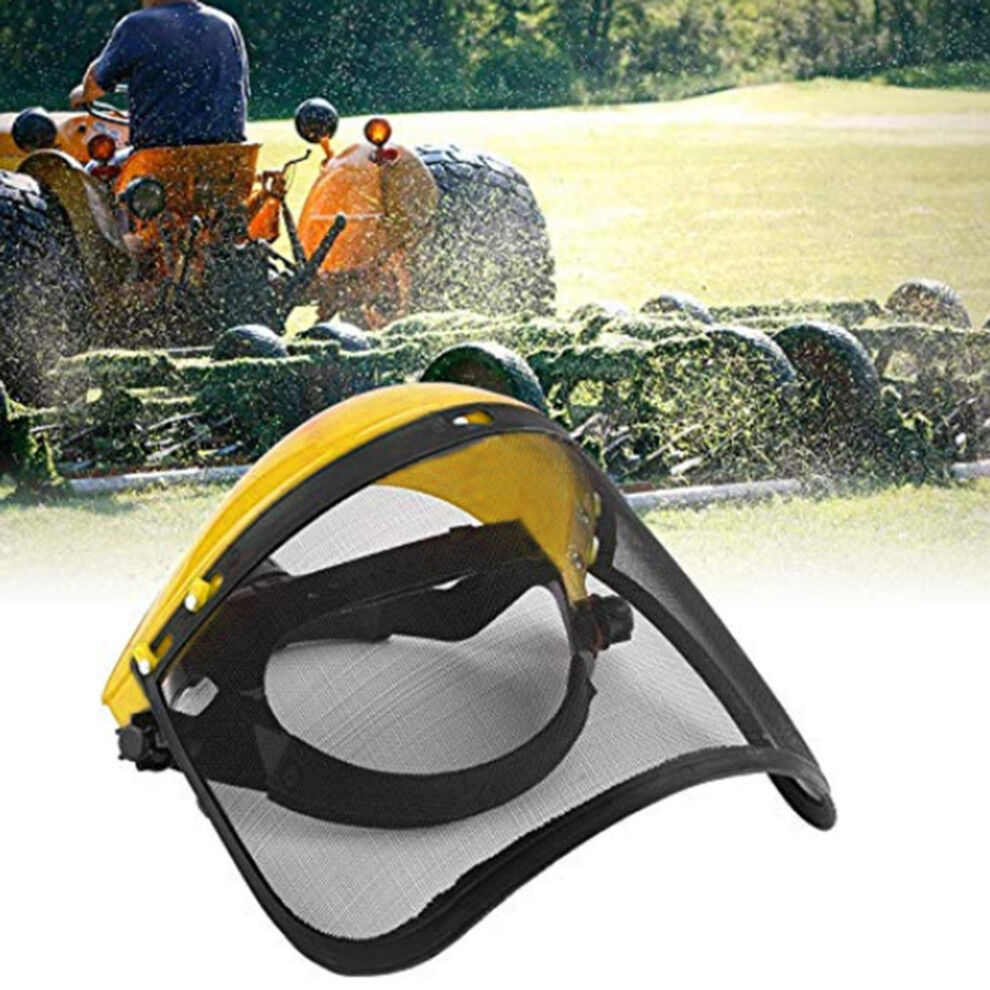 Safety Helmet With Full Face Mesh Visor For Forestry, 28X30cm 5061383382713