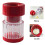 Lightweight Red Pill Crusher with Dual Storage Compartments for Tablets 2