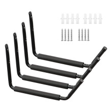 4Pcs Kayak Hangers Hooks Hanging Lumbers Bikes Wall Mount Kayak Storag