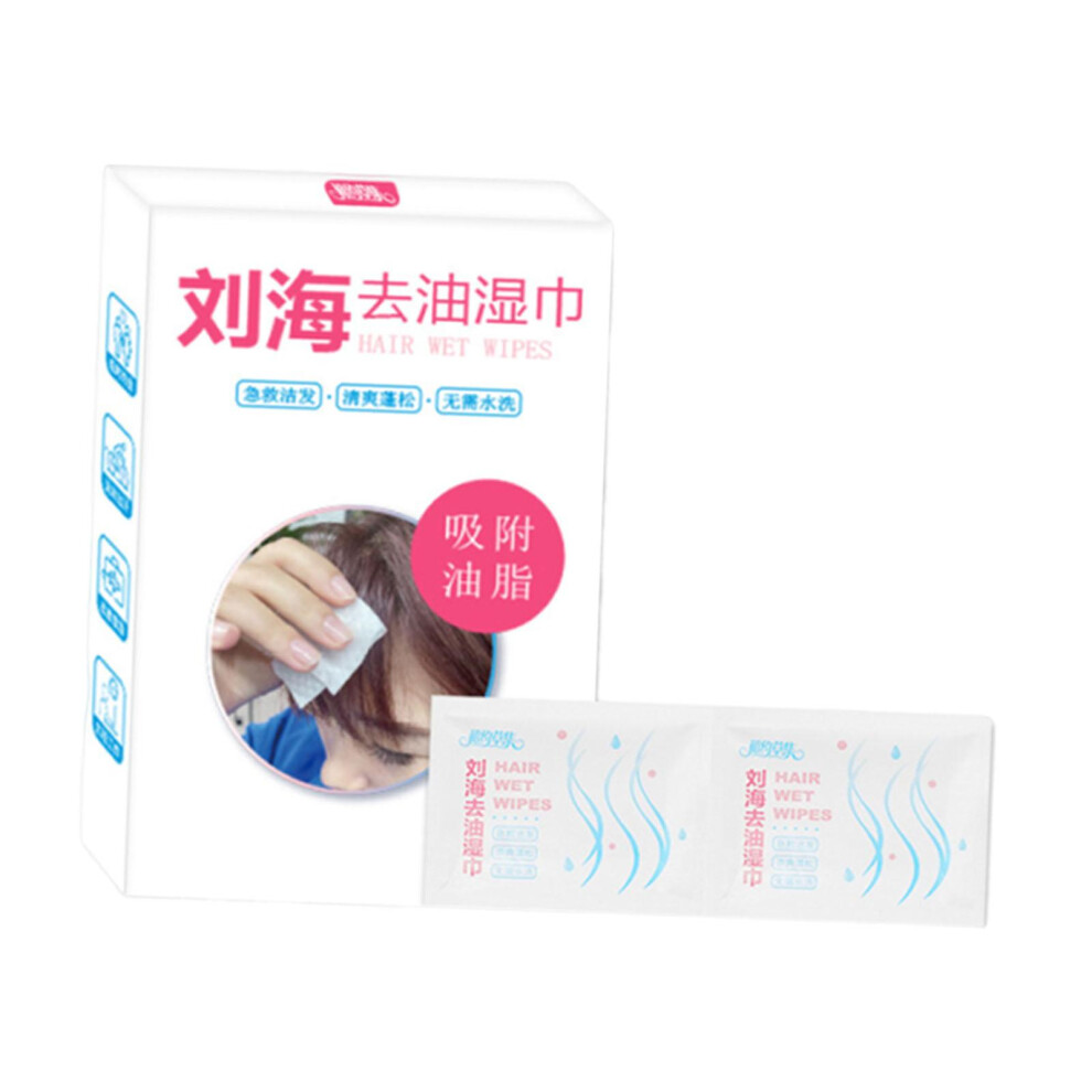20 Sheets Bangs Degreasing Wipes Stay Cool for Gym Outdoor Indoor Wome