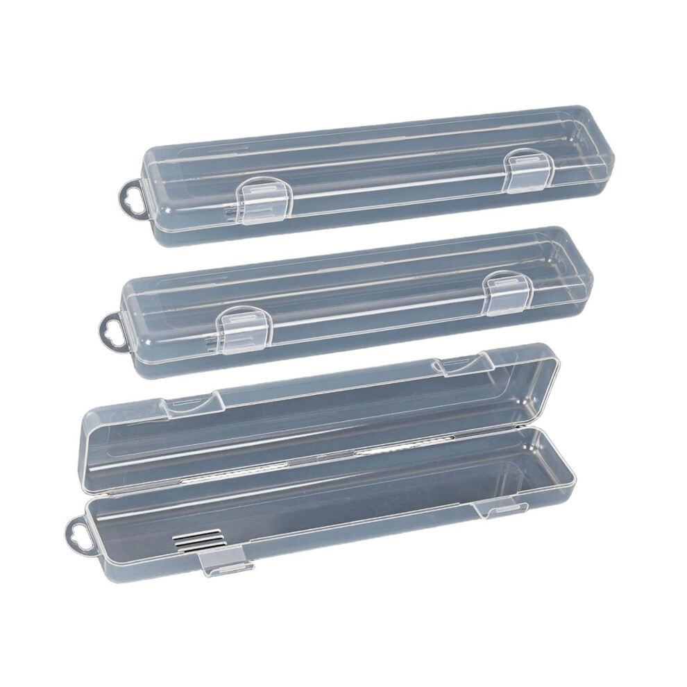 3x Travel Toothbrush Case Business Compact Chopsticks Spoon Fork Stora
