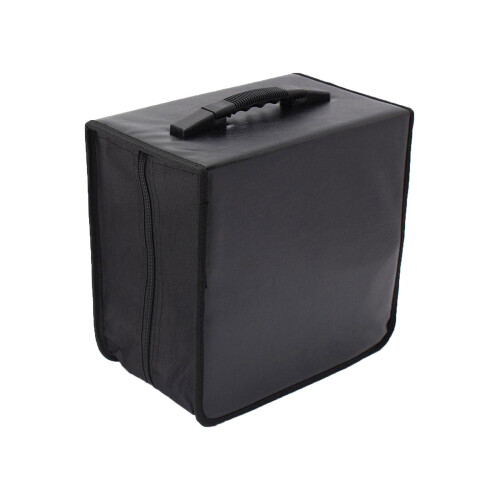 CD Case Bag Disc Storage Bag Travel CD Wallet with Handle CD DVD Case 2