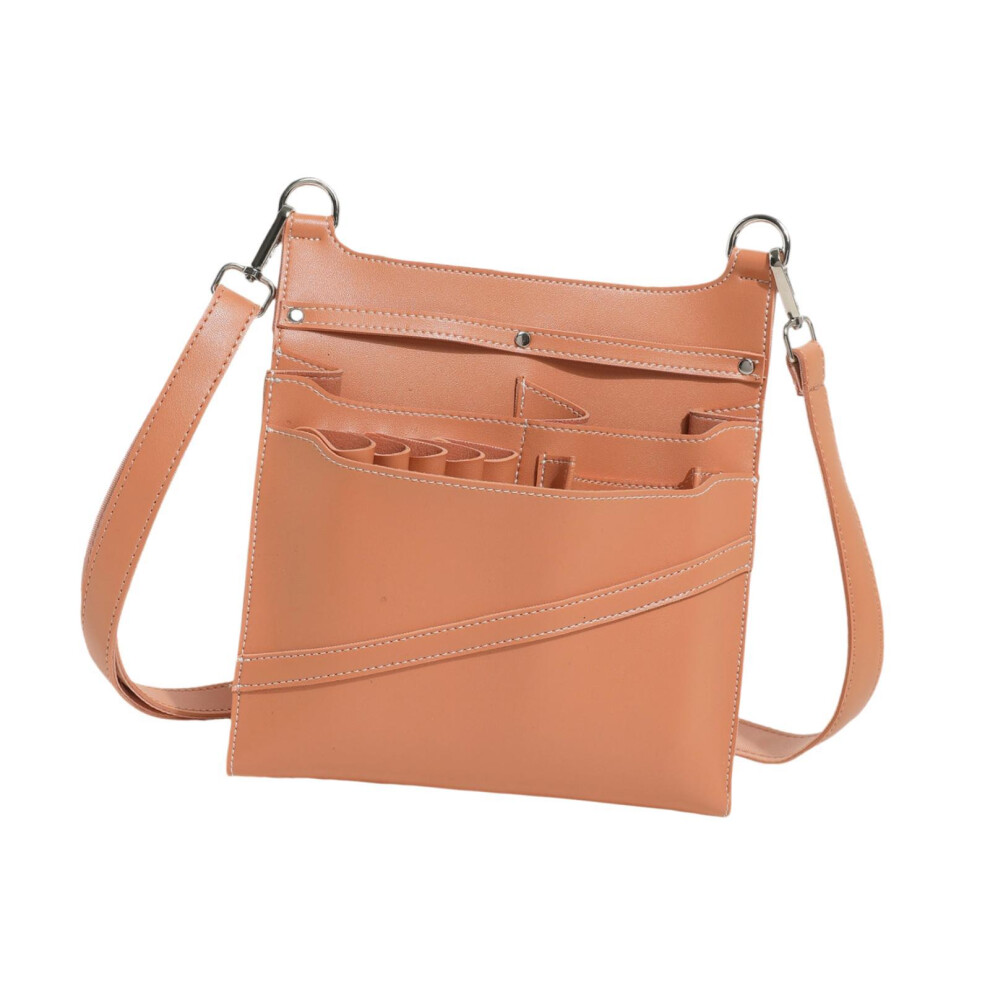 Hairdresser Scissor Pouch PU Leather Storage Holster for Barbers Hairs