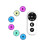 6Pcs Reaction Training Lights Agility Training Light for Boxing 3