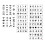 24 Pieces Face Paint Stencils Kit Stage Makeup Eyebrow for Performance 3
