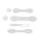 4 Pieces Keychain Pattern Stencil Stencil Patchwork Transparent Durabl 1