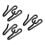 3Pcs Dog Collar Links Compact Size Universal Metal Construction Diamet 2