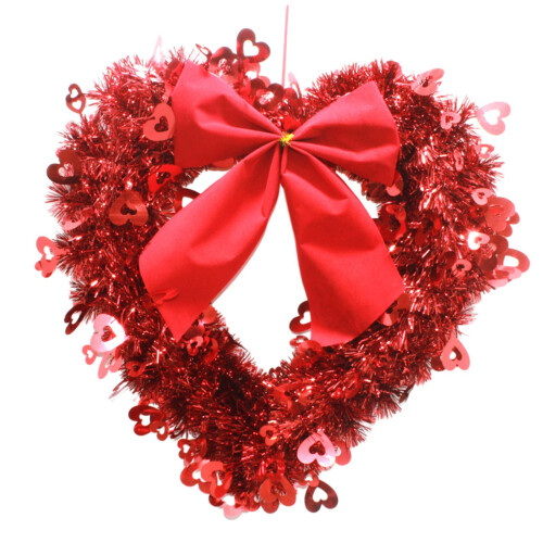 Heart Wreath Valentines Day Decorations Creative for Wedding Apartment 1