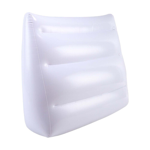 Inflatable Wedge Pillow Triangular Incline Lightweight for Couch Campi 1