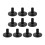10Pcs Cymbal Replacement Flexible for Shelf Drum Kits Hi Hat Drum Acce 2