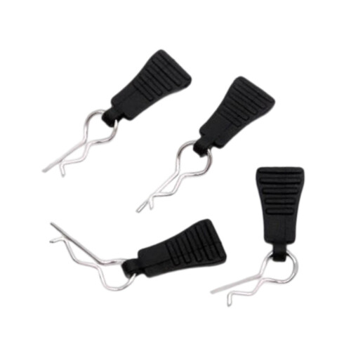 4Pcs 1/16 RC Car Body Shell Clips with Pull Tabs for 16101 16102 16103
