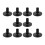 10Pcs Cymbal Replacement Flexible for Shelf Drum Kits Hi Hat Drum Acce 3