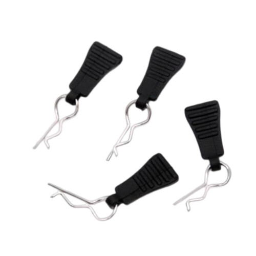 4Pcs 1/16 RC Car Body Shell Clips with Pull Tabs for 16101 16102 16103 1