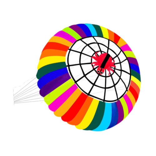 Rainbow Ring Kite Rolling Bowl Crown Event Performance Frameless Giant 2